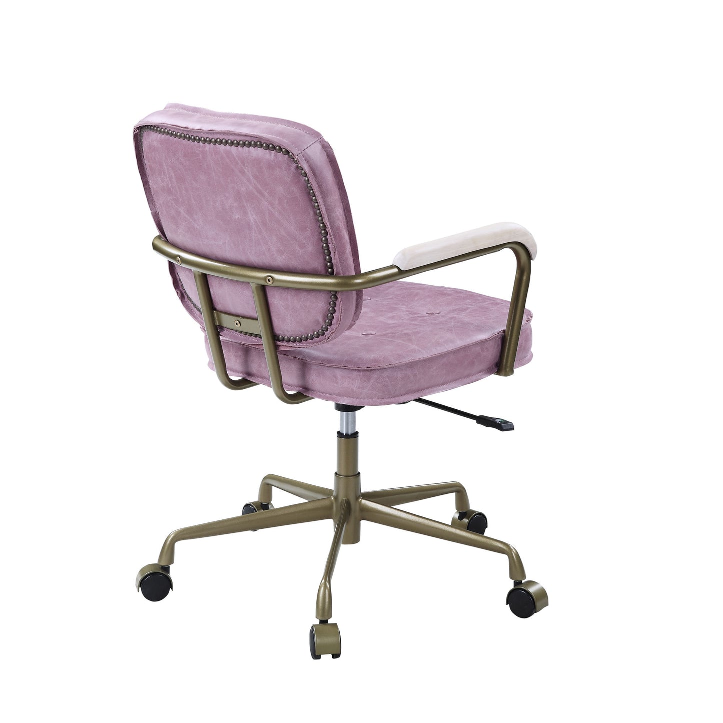 Office Chair in Pink Top leather