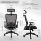 office mesh chair with lumbar support
