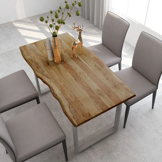 Dining Table w/ Solid Acacia Wood