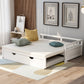 White King Size Daybed with Trundle