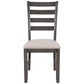 Wood Dining Room Set with Rectangular Table & 4 Chairs with Bench