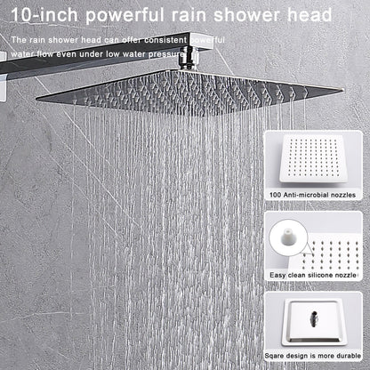 Chrome Finish  12" Rainfall Shower Head