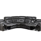 Leather Sectional Sofa with recliners