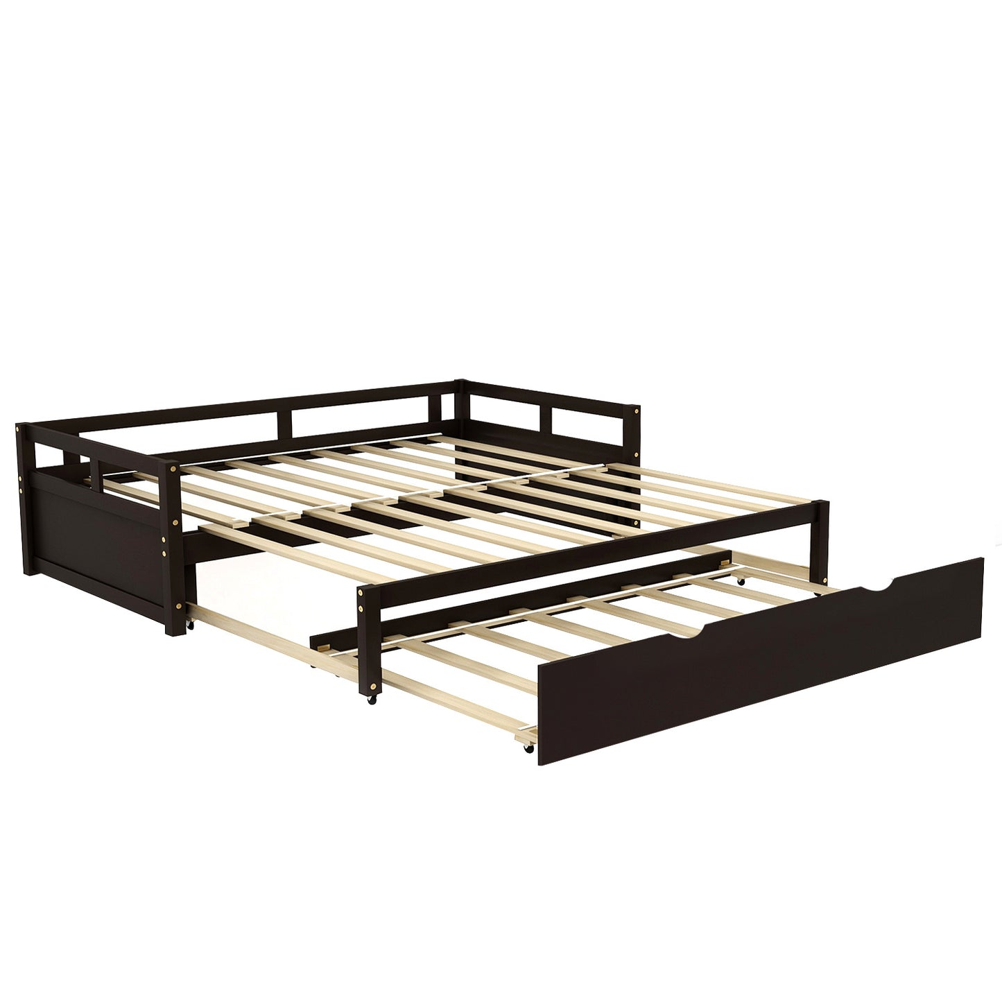 White King Size Daybed with Trundle