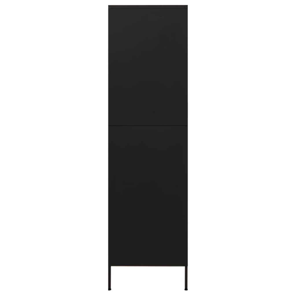 black Steel Wardrobe