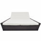 Outdoor Lounge Bed with Cushion